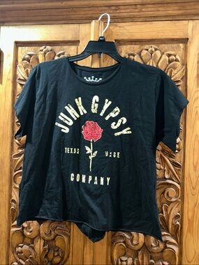 EUC Junk Gypsy XL rose tee
